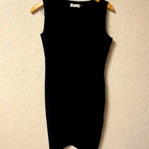 Calvin Klein Sexy Black Dress With Zippers Down Each‎ Side. Size 6.